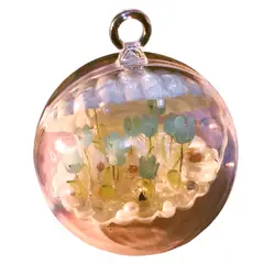 GENERICO - LAMPARA COLGANTE USB CONCHITA TULIPANES CELESTE - DESARMADA