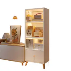 ANYHOGAR - Estantería moderna con cajones y armario de almacenamiento de madera con