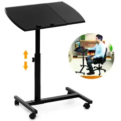 GENERICO - Mesa para Laptop con Ruedas Portátil Ajustable Porta Mouse