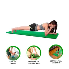 GENERICO - Pack6 Alfombra Util de Gym Verde 8mm Y+Papel de Regalo