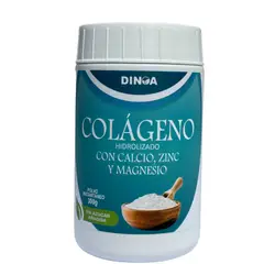 DINOA - Colágeno Hidrolizado & Zinc Calcio y Magnesio 300g Dinoa- Salud Ósea y Articular