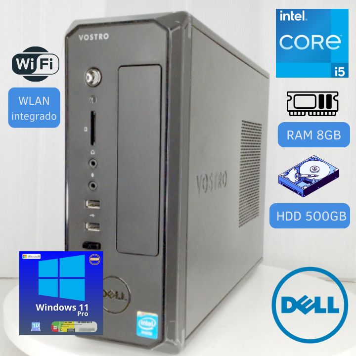 Computadora Vostro D06S Intel Core I5 500GB HDD 8GBRAM + W 11P