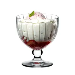 HYGGE - Set de 6 Copas de Vidrio para Postre Cáliz 400 ml