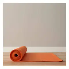 GENERICO - Pack2 Tapete de Yoga en Anaranjado 8mm Y+Ligas de Regalo