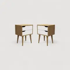 NACION MUEBLES - VELADOR MODERNO LEON