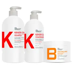 BAOR PROFESSIONAL - BAOR TRIPACK Shampoo K 500 ml + Conditioner K 300 ml + Mask B 300 ml