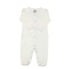 WAWA PIMA - PIJAMA BEBÉ NIÑO BABY WHITE BLUE WAWAPIMA 100% ALGODON PIMA