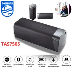 PHILIPS - Parlante Inalámbrico Resistente al Agua TAS7505