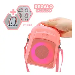 GENERICO - Bocina Colgante para Exteriores en Rosado Y+Ligas de Regalo