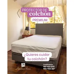 AMADEUS HOME - Protector De Colchón Amoldable Impermeable 2 Plazas