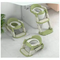 GENERICO - Escalera Verde con Bacín de Entrenamiento 2 en 1 para Bebé