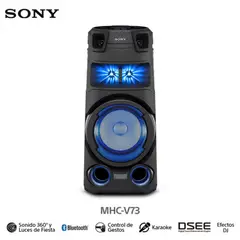 SONY - Equipo de Sonido MHC-V73D ONE BOX con Bluetooth USB Karaoke Negro