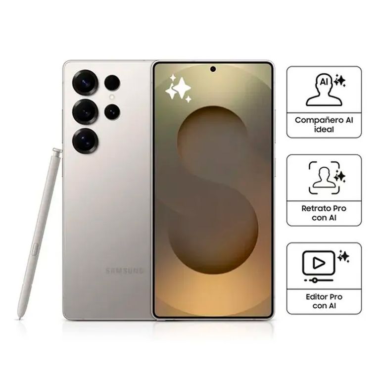 Celular Galaxy S25 Ultra 512GB 12GB Titanium Gray