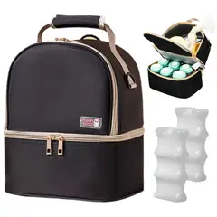 DAUER - Cooler Bag De Leche Bolso Conservador Termico+2 PortaHielo N