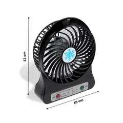 GENERICO - Pack2 Ventilador Mini Portatil Fresco y Compacto en Negro