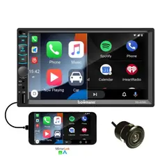 BOWMANN - Autoradio Mirrorlink Compatible Android iOS 7 HD BT USB AUX