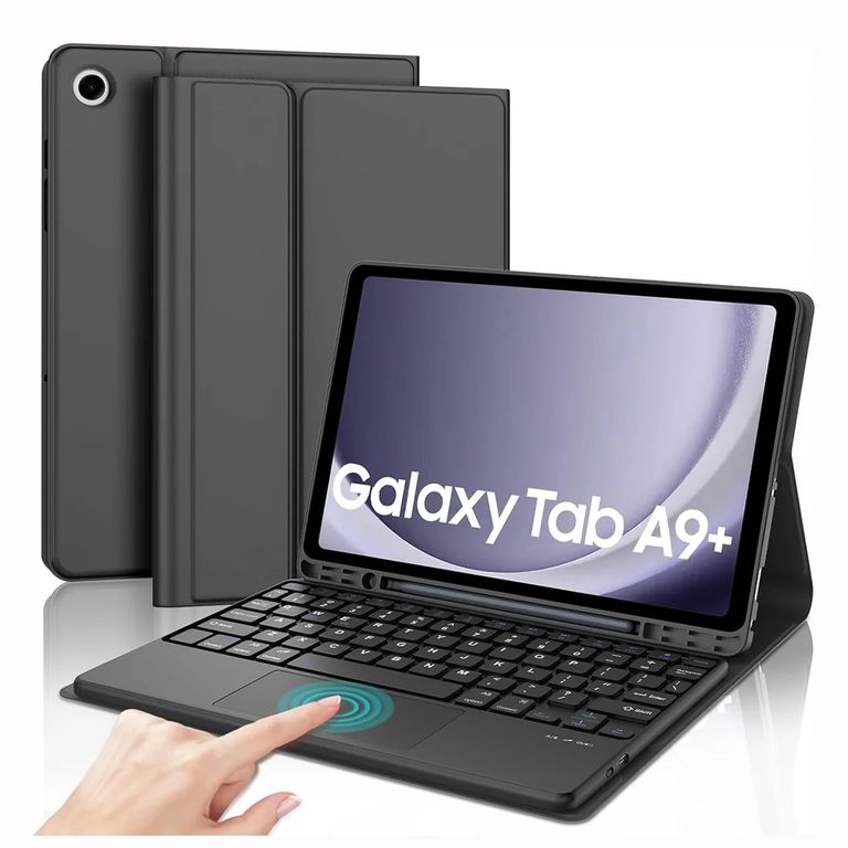 Funda con Teclado TouchPad Para Samsung TAB A9 PLUS 11" 2023 - NEGRO