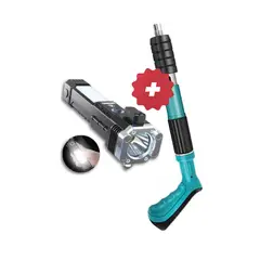 GENERICO - Pistola para clavos más Linterna Multiuso de Regalo
