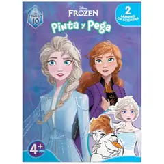 DISNEY - Pack x 2 libros pinto y pego Minnie Mouse y Frozen