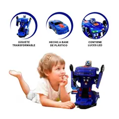 RYBIU IMPORT - Vehiculo Convertible para Niño Azul Y+Ligas de Regalo