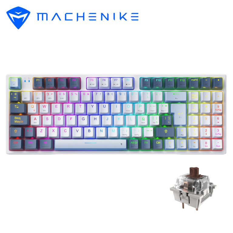 Teclado Mecánico Inalambrico K500 Pro Switches Marrones