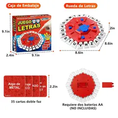 GENERICO - Juego de letras - Juego de mesa electrónico tipo Basta