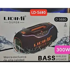 LIDIMI - Parlante D-S680 300 WATTS Negro
