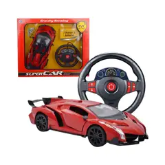 GENERICO - Auto Deportivo de Juguete con Control Remoto Color Rojo