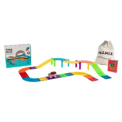 IMANIX - Set magnético pista de carrera 22 piezas