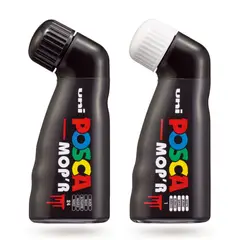 POSCA - Set Marcadores Punta PCM-22 x 2 Mop'r Black - White
