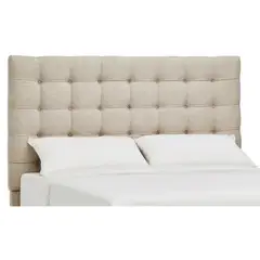 GENERICO - Cabecera Box Weymi 1.5 Plazas Lineal - Beige