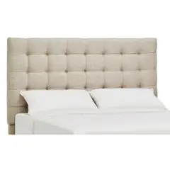 GENERICO - Cabecera Box Weymi 2 Plazas Lineal - Beige