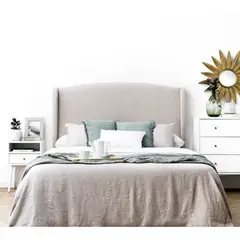 GENERICO - Cabecera Box Weymi 2 Plazas Plano - Beige