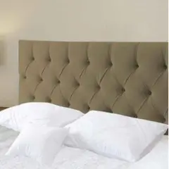 GENERICO - Cabecera Box Weymi Capitoné King - Marrón