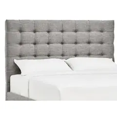 GENERICO - Cabecera Box Weymi Lineal King - Gris Claro