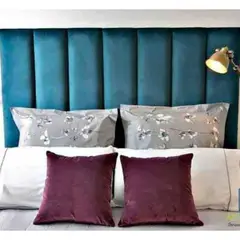 GENERICO - Cabecera Box Weymi Queen Panel Verde Aqua Oscuro