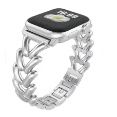 GENERICO - Correa Acero Trenzada para Apple Watch 42mm - PLATEADO