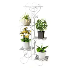 ANYHOGAR - Soporte De 5 Niveles Para Macetas Plantas Decorativo