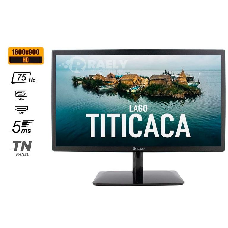 MONITOR TE-1915S 19 LED HDMI VGA 75Hz 5MS PARLANTES