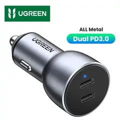 UGREEN - Cargador Auto 50w Tipo C Carga Rápida