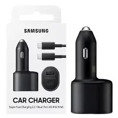 SAMSUNG - Cargador de Auto Super Carga Rapida 45W - S22 Note Ultra Otros