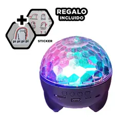 GENERICO - Reflector Moderno y Automático Color Negro Y+Regalo Stickers