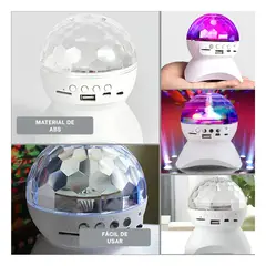 GENERICO - Pack6 Proyector con Sonido Moderno Blanco Y+Ligas de Regalo