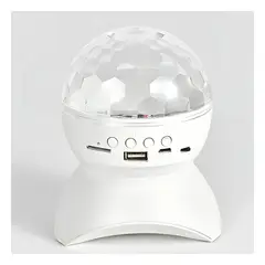 GENERICO - Pack12 Reflector Compatible Giratorio para Fiestas Blanco