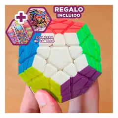 RYBIU IMPORT - Pack12 Rompecabeza de 12 Lados Colores Y+Ligas de Regalo
