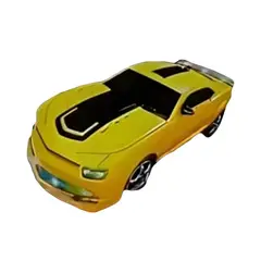 RYBIU IMPORT - Carro Robot Transformable para Jugar para Niños Amarillo