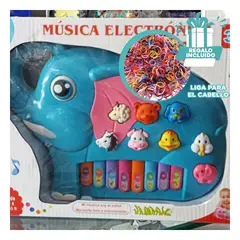 GENERICO - Pack12 Instrumento para Niña en Celeste Y+Ligas de Regalo