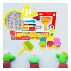 GENERICO - Plastilina con Herramientas Multicolor Y+Regalo Stickers