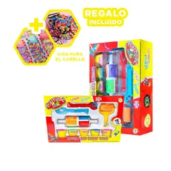 GENERICO - Masa de Modelado con Moldes Multicolor Y+Ligas de Regalo