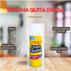 GENERICO - REMOVEDOR QUITA GRASA ESPUMA OVEN CLEANER 100% GARANTIZADO
